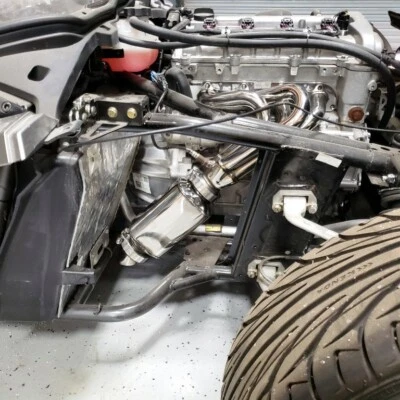 PARA Polaris Slingshot Ligero Cabezal de Carrera Silenciador Colector Sistema de Escape Foto 1 de 4