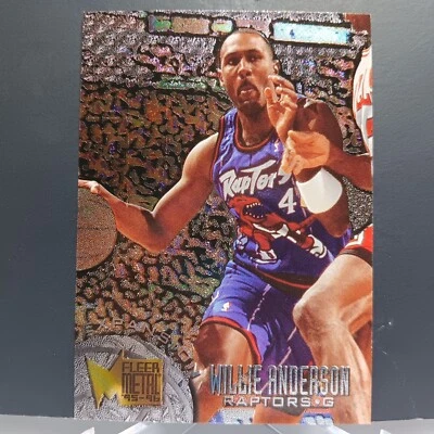 1995-96 Metal Toronto Raptors Basketball Card #196 Willie Anderson - Image 1 of 4