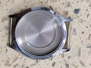 Vintage DELBANA watch CASE and back case 36mm Swiss NOS - Picture 1 of 5