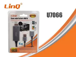 Cavo Adattatore Video Usb Hdmi Hdtv Tv Samsung Iphone X Linq Is-u7066 - Foto 1 di 1