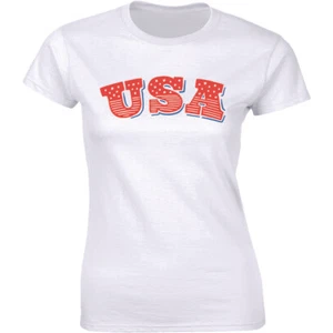 USA State Proud American Citizens Shirt Patriotic Tee Women's T-shirt - Picture 1 of 4