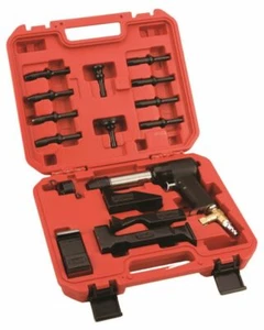 HERRAMIENTAS DE AVIÓN NUEVO DELUXE 777 CAJA ROJA 4X KIT DE PISTOLA DE REMACHE CON BLOQUES Y BROCHES - Imagen 1 de 1