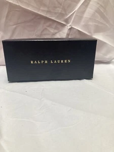 RALPH LAUREN Sunglasses Eyeglasses Box Gift Stash Navy Blue ~EMPTY - Picture 1 of 3