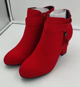 BONPRIX Rote Stiefeletten - High Heels HOHE SCHUHE GR:38 sexy und edel NEU - Bild 1 von 4