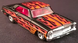 Hot Wheels '66 Chevy Nova WELD Racing Black With Flames 2006 - Picture 1 of 10