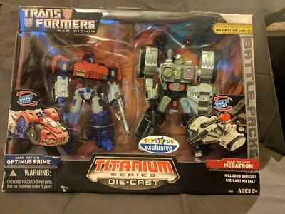 HASBRO ORIGINAL: Transformers WAR WITHIN Optimus Prime/Megatron DIECAST 2006 Set - Image 1 of 4