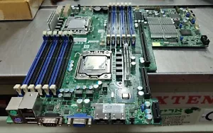 Placa de sistema SuperMicro X8DTU-F LGA 1366 / Socket B con 2x CPU X5672 3,2 GHz - Imagen 1 de 2