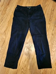 Ralph Lauren Jeans Co. Dark Wash Classic Straight Leg Jeans Size 14 - Picture 1 of 4