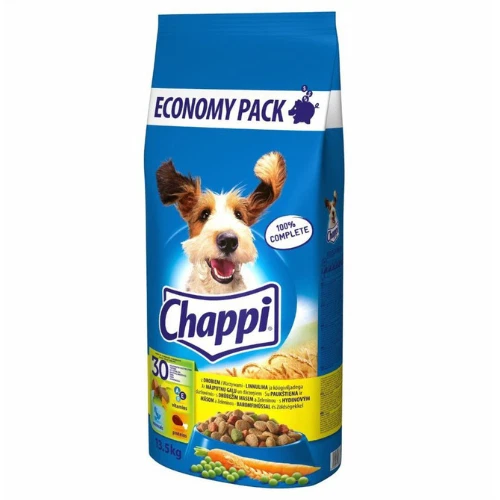 13.5 kg Chappi mit Geflügel u. Gemüse Trockenfutter für adulte Hunde alle Rassen - Bild 1 von 1