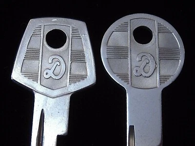 DODGE Knight Logo OEM KEY blank SET 1957-1958, 66-67 Royal Lancer Coronet D-500 - Image 1 of 4
