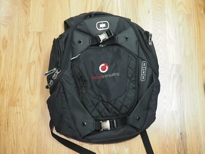 Mochila para Laptop Ogio Squadron Acolchada Ajustable Negra Logo NUEVA NUEVA CON ETIQUETAS Foto 1 de 4