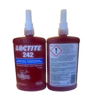 Loctite 242 Medium strength threadlocker 250ml EXPIRED PRICE TO SELL VAT INCL - Picture 1 of 3