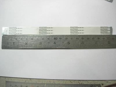 14pin ribbon cable 210mm /PITCH 1.00MM awm 20798 80c 60v 1-823-278-11 rlw0784-1a - Image 1 of 2