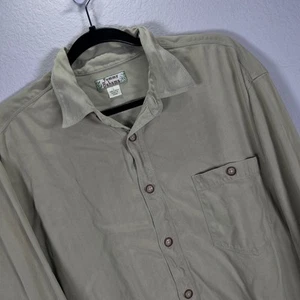Tommy Bahama Silk Button Up Shirt Long Sleeve Casual Menswear Size L - Picture 1 of 9