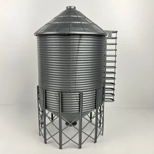 New Ray Hopper Grain Bin Silo Farm Barn Toy 10" Tall Plastic 1/64 Scale Model - Picture 1 of 10