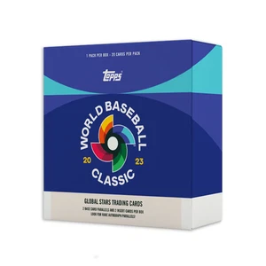 2023 Topps World Baseball Classic Global Stars - 1 SEALED BOX - 20 cards - Picture 1 of 1