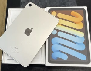 Apple iPad mini 6th Gen. 64GB, Wi-Fi + Cellular 8.3 in - Starlight - Picture 1 of 2