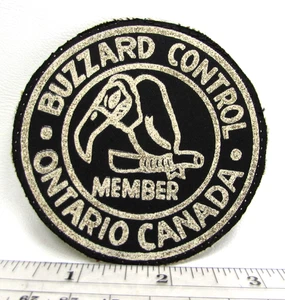 Vintage Buzzard Control Member Jacket Patch Ontario Canada - Picture 1 of 3