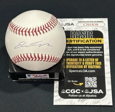 Ernie Clement Signed Romlb Major League Baseball Autographed Blue Jays JSA COA - Image 1 of 2