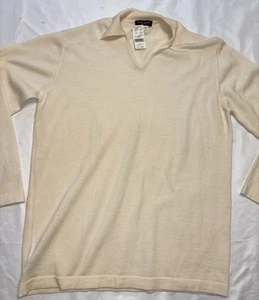 Henri Bendel Sweater Womens 100% Italian Extrafine Merino Wool L/S Pullover NEW! - Picture 1 of 6
