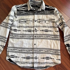Lucky Brand Southwest Aztec Shirt Jacket Mens SZ Med Button Up Shirt Chest 44 - Picture 1 of 7