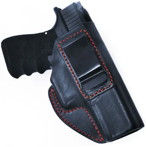 For Glock 17 / 19 IWB Leather Holster for CCW Right Handed - Picture 1 of 8
