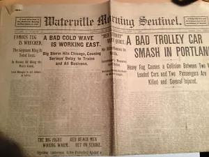 23 January 1906 Waterville Morning Sentenial - Picture 1 of 1