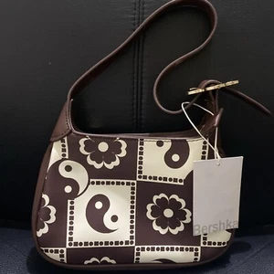 Bershka Bag Floral and Ying/Yang design NWT - Picture 1 of 7