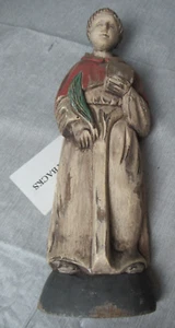 New Flatbacks Wooden Plaques - St. Anthony - Hand Carved - 12 3/4" tall - e5 sb - Picture 1 of 13