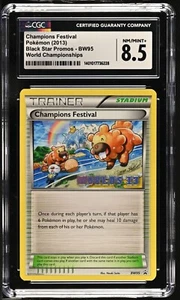2013 Pokemon Champions Festival English Black Star Promo World BW95 CGC 8.5 - Picture 1 of 2