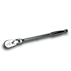 Capri Tools Low Profile Flex-Head Ratchet, True 72-Tooth, 1/4, 3/8, 1/2-in Drive - Picture 1 of 12
