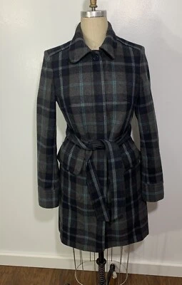 Gabardina Gap lana a cuadros mediana Foto 1 de 4