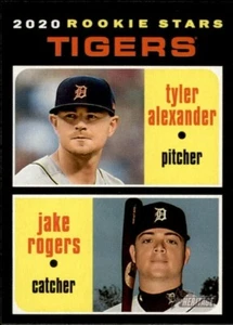 2020 Topps Heritage #39 Tyler Alexander/Jake Rogers Base Lot Of (10) Tigers RC - Bild 1 von 1