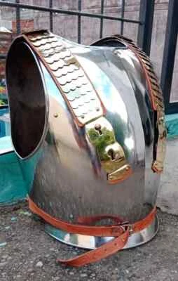 Pectoral medieval portátil rench siglo XIX coraceros caballero coraza Foto 1 de 4