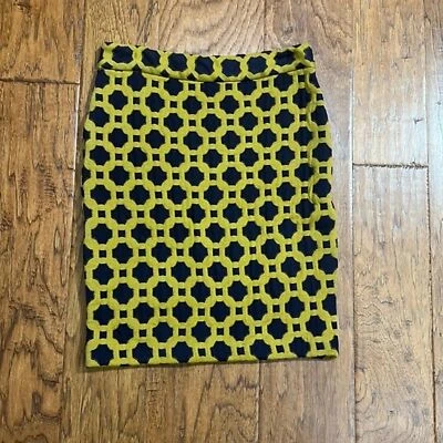 Новый с Ярлыками Anthropologie Charlie & Robin юбка женщин 2 желтый синий шерсти XS женщины - Изображение 1 из 3