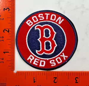 Boston Red Sox Embroidered Iron-On Patch Logo Applique Badge - Picture 1 of 1