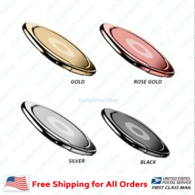 Square Ring Holder 360 Degree Stand for Samsung ,iPhone X 7 6 55 5S ,All Phones - Image 1 of 4