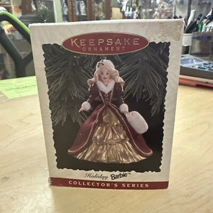Hallmark Holiday Barbie Keepsake Ornament 1996 Preowned - Picture 1 of 10