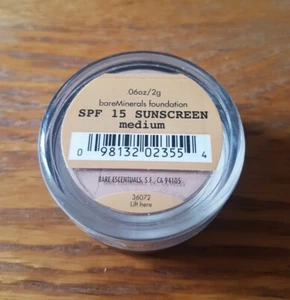 I.D. BareMinerals Original SPF 15 Foundation in Medium 2g Loose Powder *Sealed* - Picture 1 of 3