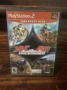 MX VS. ATV Unleashed (PlayStation 2 PS2, 2005) Complete w/ Manual - Picture 1 of 5
