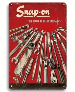 🇬🇧Snap-on Tools Retro Garage Wooden Printed Sign. Durable And Lightweight. - Picture 1 of 8