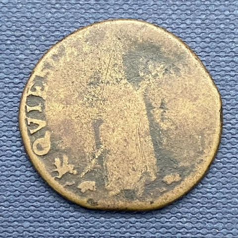 1670 New Jersey Colonial Copper Token St. Patrick Farthing #42963 Cover
