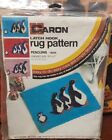 Caron Latch Hook Penguins Pattern Canvas Wall Hanging 20"x 27"