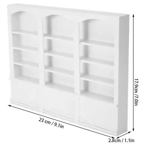 1:12 Doll House Accessories Mini Bookshelf Display Cabinet Furniture For Kids US - Picture 1 of 24