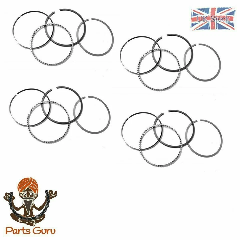 Piston Rings Set for M270 M274 1.6 2.0 Mercedes-Benz 200 CLA180 GLA180 SLK 200 - Image 1 of 1