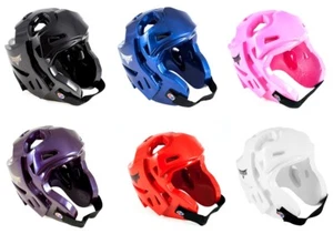 ProForce Thunder Double Layered Headguard Karate Sparring Headgear Kids Adult - Picture 1 of 10