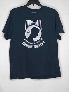 Radio Pow Mia Shirt Mens Size XL Short Sleeve Black - Picture 1 of 5