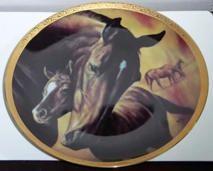 Kelly's Stable My Champion Decorative Plate Hackett American 1982 2550 of 15000 - Picture 1 of 3