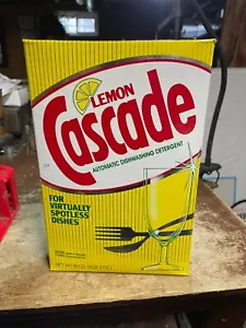 Cascade Vintage Lemon Dishwashing Detergent 50 ounce SEALED Prop 1988 Dishwasher - Picture 1 of 6