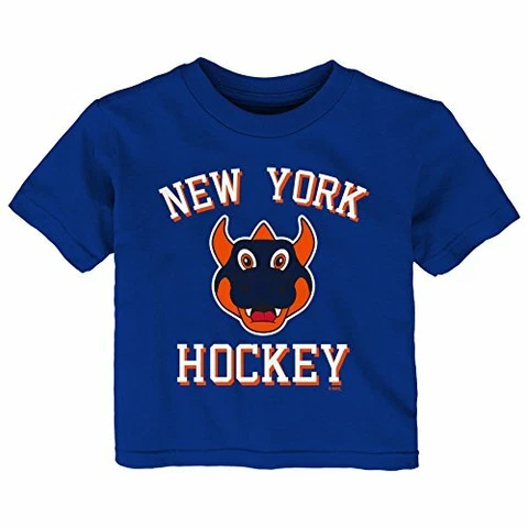 Outerstuff NHL New York Islanders Children Unisex Hello Mascot Short Sleeve T Cover